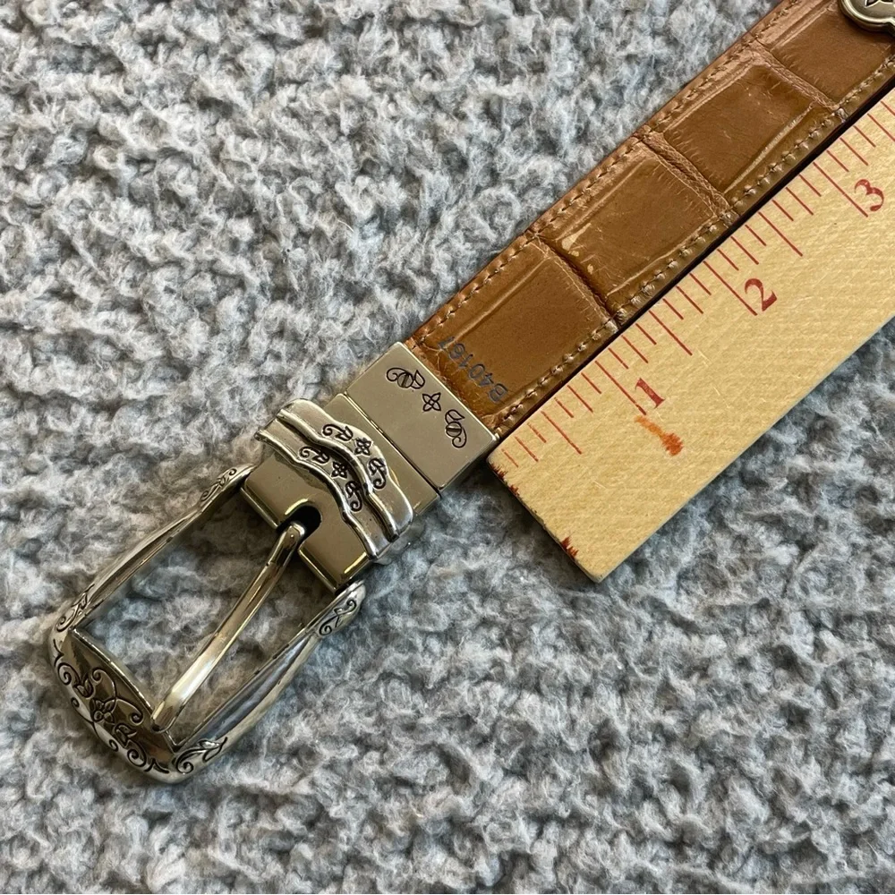 Womens fashion Belt with Silver Buckle size L35'' x‎ W1''